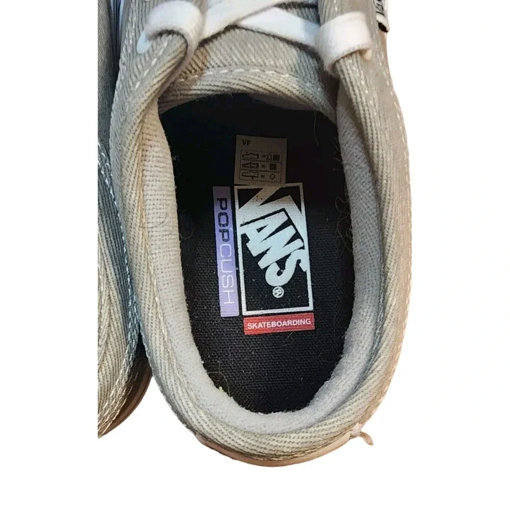Vans Chukka Low Denim Gray Men's Size 6 VGC Lace-up Sneakers‎ Tennis Shoes